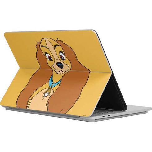 Disney Lady & The Tramp Lady Portrait Surface Laptop Studio Skin
